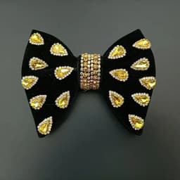 Luxury Wedding Velvet Rhinestones Bow Tie Original Handmade Jewelry Gift Men's Business Banquet Suit Shirt Accessories Bowties