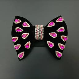 Luxury Wedding Velvet Rhinestones Bow Tie Original Handmade Jewelry Gift Men's Business Banquet Suit Shirt Accessories Bowties