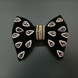 Luxury Wedding Velvet Rhinestones Bow Tie Original Handmade Jewelry Gift Men's Business Banquet Suit Shirt Accessories Bowties