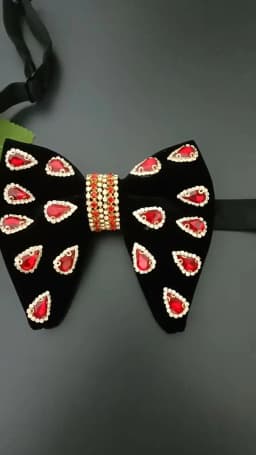 Luxury Wedding Velvet Rhinestones Bow Tie Original Handmade Jewelry Gift Men's Business Banquet Suit Shirt Accessories Bowties