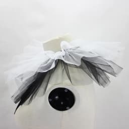 Renaissance Tulle Ruffled Fake Collar Layered Black White Mesh Clown Choker Lace-Up Ribbon Victorian Neck Ruff Shawl Cosplay