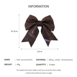 1/3 Pcs Super Fairy Fully-jewell Bow Spring Hair Clips For Women Japan Korean Design Delicate Versatile Commuter Accessories K-