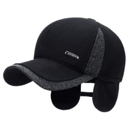 2025 Hunting Duck Tongue Hat Winter Thermal Suitable Dad The Elderly Outdoor Sports Fishing Sunscreen Hat Plush Windproof Hat