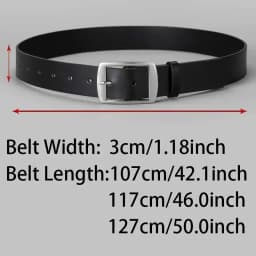 1pcs Men's Casual PU Leather Belt with Fashion Alloy Square Buckle for Daily Wear,Leisure Activities Multiple colors to choose