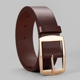 1pcs Men's Casual PU Leather Belt with Fashion Alloy Square Buckle for Daily Wear,Leisure Activities Multiple colors to choose