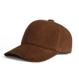 2025 Male Suede Genuine Leather Sheepskin 56-60CM Black/Brown Baseball Caps For Women/Man Casual Street Gf Gorras Hat
