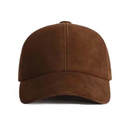 2025 Male Suede Genuine Leather Sheepskin 56-60CM Black/Brown Baseball Caps For Women/Man Casual Street Gf Gorras Hat