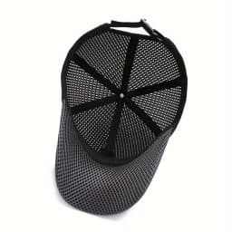 Men's Solid Color Mesh Breathable Baseball Cap Sun Protection Hat Women Sports Cap Camping Cap