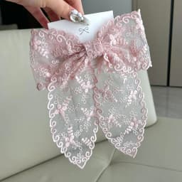 Embroidery Lace Bow Hair Clips For Women Girls Sweet French Hair Barrette Accessoires