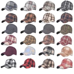 Fall Winter Hat Men's Spring Summer Outdoor Sunscreen Visor Classic Checkered Baseball Cap Hard Top Women's Cap Warm Peaked Cap