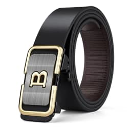 Top Quality Famous Brand Belt Men Genuine Luxury Leather Casual Belts for Men Strap Male Metal Automatic B Buckle Fashion Belt