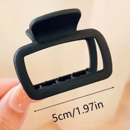Nwe Women's Square Lightweight Hair Claw Clip Fashionable Elegant Hair Accessory Clip Suitable Hair Styling Makeup