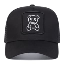 Unisex XX Little Bear Embroidery Baseball Net Caps Spring and Summer Outdoor Adjustable Casual Hats Sunscreen Hat