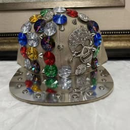Men And Women New Handmade Cool Button Fashion Rivet Street Dance Fashion Cap