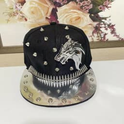 Men And Women New Handmade Cool Button Fashion Rivet Street Dance Fashion Cap