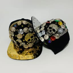 Men And Women New Handmade Cool Button Fashion Rivet Street Dance Fashion Cap