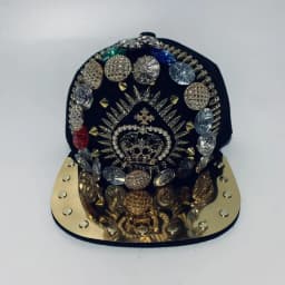 Men And Women New Handmade Cool Button Fashion Rivet Street Dance Fashion Cap