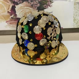 Men And Women New Handmade Cool Button Fashion Rivet Street Dance Fashion Cap