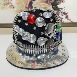 Men And Women New Handmade Cool Button Fashion Rivet Street Dance Fashion Cap