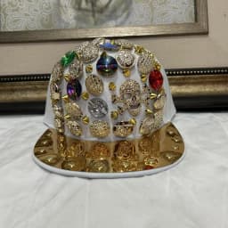 Men And Women New Handmade Cool Button Fashion Rivet Street Dance Fashion Cap