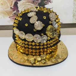 Men And Women New Handmade Cool Button Fashion Rivet Street Dance Fashion Cap