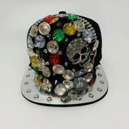 Men And Women New Handmade Cool Button Fashion Rivet Street Dance Fashion Cap