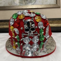 Men And Women New Handmade Cool Button Fashion Rivet Street Dance Fashion Cap
