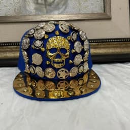 Men And Women New Handmade Cool Button Fashion Rivet Street Dance Fashion Cap