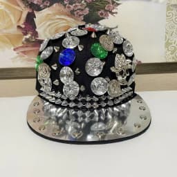 Men And Women New Handmade Cool Button Fashion Rivet Street Dance Fashion Cap