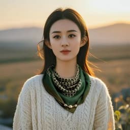 Luxury Design Magnetic Triangle Neck Protection Scarf For Women Cotton And Linen Scarf High-end Neck Scarf Spring Autumn Bandana
