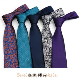 Tie Set For Men 4pcs Set Necktie Pocket Square Cufflinks Tie Clip Suit Paisley Navy Blue Business Necktie Accessories Gravatas