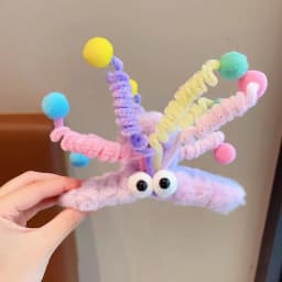 1pc New Plush Hair Clip for Women; Fun and Whimsical Shark Clip; Cute Hairpin for the Back of the Head; Hair Clip for Updo