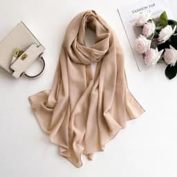 2025 Women Chiffon Hijab Scarf Premium Chiffon Muslim Hijabs Plain Good Stitching Maxi Wrap Musulman Femme Solid Color Shawls