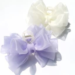 Large Butterfly Bow Hair Claw Chic Hair Accessory for High-end Style Spring/Summer Organza Claw Clip Stunning Shark Claw
