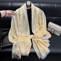 2025 Latest Luxury Brand Bohemia Hijab Scarf Long Muslim Shawl Female Foulard Soft Turban Head Wraps For Women Headband Pashmina
