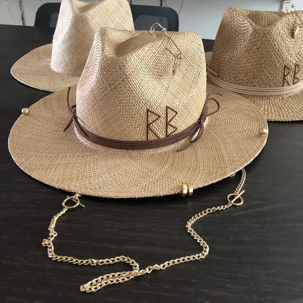 Summer straw hat DIY treasure straw hat sun hat beach hat supports various hat customization men and women new hat 모자