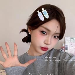 Cute Cartoon Kitten No Bend Seamless Hair Clips Side Bangs Barrette Makeup Washing Face Accessories Women Girls Styling Hairpins