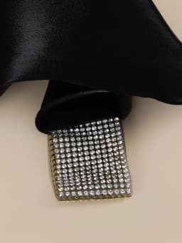 1pc Rhinestone Decor Scarf Ideal For Going Out & Dressing Up Your Look Elegant Bandana,Hair Band,Head Band