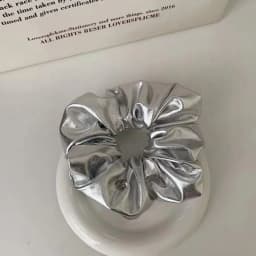 Chic Silver Half Bun Hairpin For Women Summer High Crown Hairband