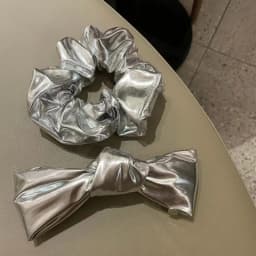 Chic Silver Half Bun Hairpin For Women Summer High Crown Hairband