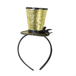 49MF Veil Top Hat Fascinators Hair Hoop Tea Hat for Girls Kids Vintage Pillbox Hat Tea Hat Fascinators Halloween