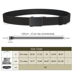 VATLTY 2025 Rigid Tactical Outdoor Belt for Men Zinc Alloy Automatic Buckle Jeans Belt Sturdy Nylon Men's Casual Belt Girdle