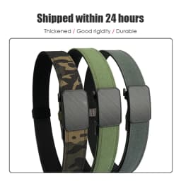 VATLTY 2025 Rigid Tactical Outdoor Belt for Men Zinc Alloy Automatic Buckle Jeans Belt Sturdy Nylon Men's Casual Belt Girdle