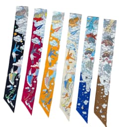 Brand Design Twill 100% Mulberry Silk Scarf for Women Luxury Fashion Scarf Lady Foulard Skinny Bag Scarves Hot Sale Neckerchief