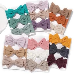 3Pcs/Set Cute Solid Headband for Baby Girls Soft Elastic HeadWrap Turban Hairband Headwear Infant Kids Hair Accessories