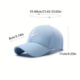 Spring Summer Sun Protection Hat for Men and Women Couple's Versatile Three-dimensional Boat Anchor Trendy Student Sports Cap
