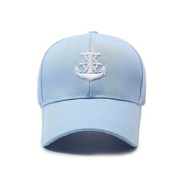 Spring Summer Sun Protection Hat for Men and Women Couple's Versatile Three-dimensional Boat Anchor Trendy Student Sports Cap