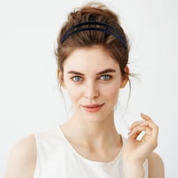 Plastic Headband Double Row Teeth Comb Hair Band Simple and Chic Hair Hoop Non-Slip Hair Accessory for Women Girls Daily Dating
