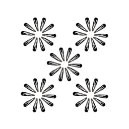 50pcs Simple Metal Bb Hair Clip 5cm Suitable For Daily Wear Holidays And Festivals Casual Children Girls Hair Cards Hair Clips