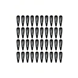 50pcs Simple Metal Bb Hair Clip 5cm Suitable For Daily Wear Holidays And Festivals Casual Children Girls Hair Cards Hair Clips